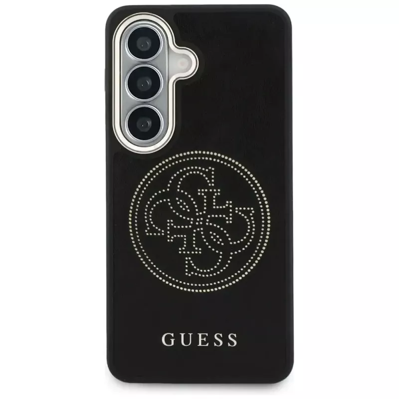 Guess Perforated Logo MagSafe -suojakotelo Samsung Galaxy S26:lle - musta