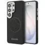 Guess Perforated Logo MagSafe -suojakotelo Samsung Galaxy S26 Ultralle (musta)