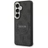 Guess 4G Embossed Ring MagSafe -suojakotelo Samsung Galaxy S26+:lle (musta)