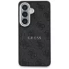 Guess 4G Embossed Ring MagSafe -suojakotelo Samsung Galaxy S26+:lle (musta)