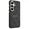 Guess 4G Embossed Ring MagSafe -suojakotelo Samsung Galaxy S26+:lle (musta)