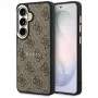 Guess 4G Embossed Ring MagSafe -suojakotelo Samsung Galaxy S26 (ruskea)