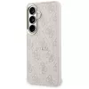 Guess 4G Embossed Ring MagSafe -suojakotelo Samsung Galaxy S26 (vaaleanpunainen)