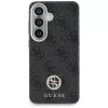 Guess 4G Rhinestone Round Logo MagSafe -suojakotelo Samsung Galaxy S26 (musta)