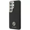 Guess Rhinestone Round Logo MagSafe -suojakotelo Samsung Galaxy S26 Ultra, musta