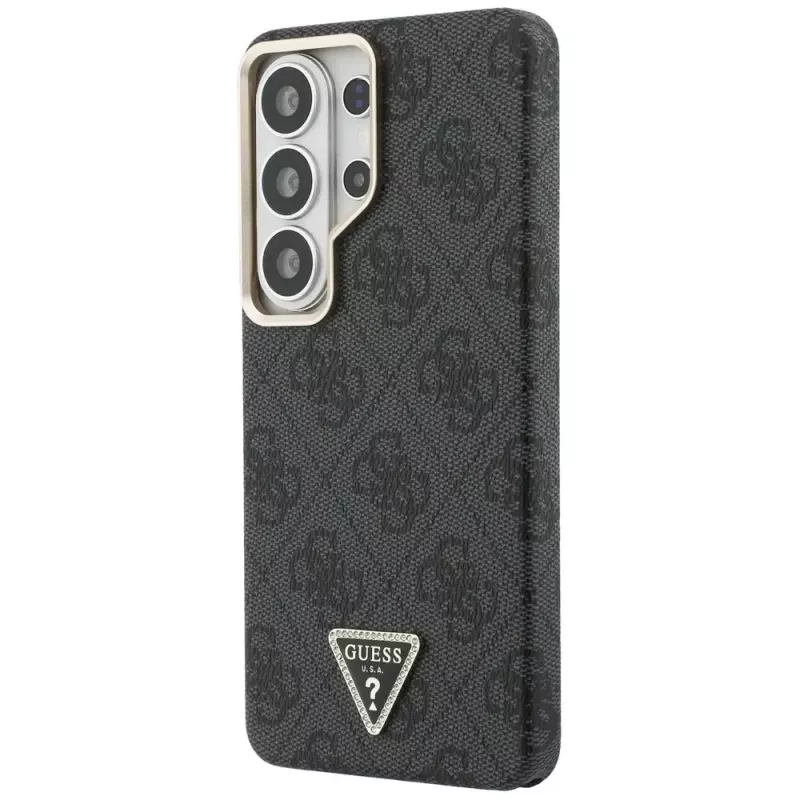 Guess 4G Triangle Logo MagSafe -suojakotelo Samsung Galaxy S26 Ultra (musta)
