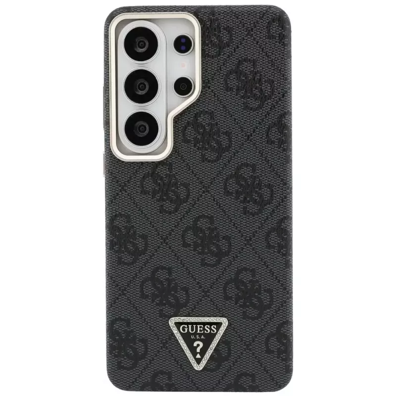 Guess 4G Triangle Logo MagSafe -suojakotelo Samsung Galaxy S26 Ultra (musta)