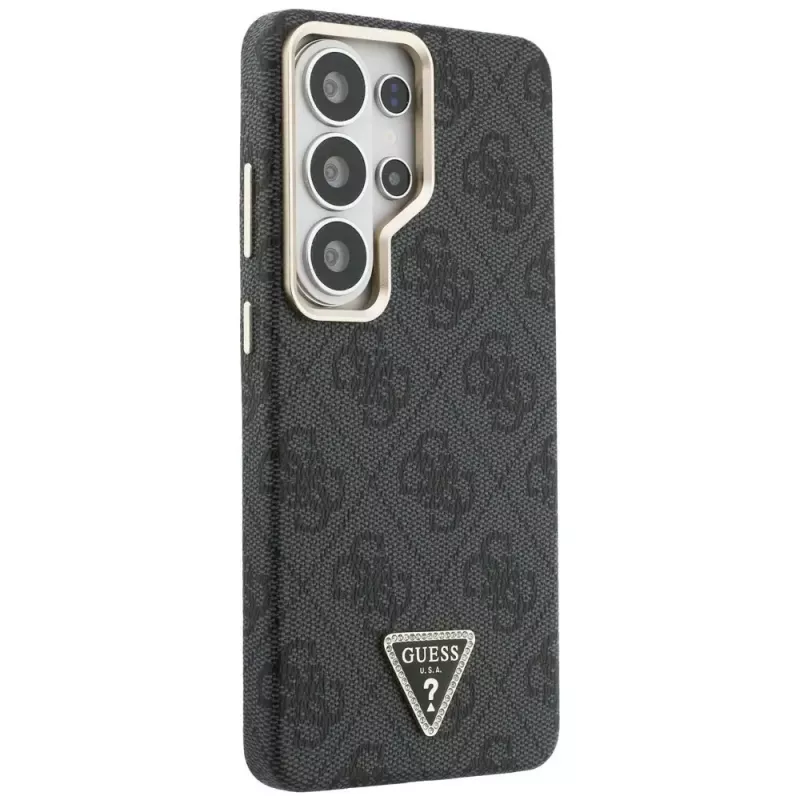 Guess 4G Triangle Logo MagSafe -suojakotelo Samsung Galaxy S26 Ultra (musta)
