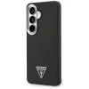 Guess Fixed Glitter Triangle MagSafe -suojakotelo Samsung Galaxy S26+ musta