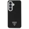Guess Fixed Glitter Triangle MagSafe -suojakotelo Samsung Galaxy S26+ musta