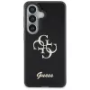 Guess IML Big Metal 4G Script -suojakotelo Samsung Galaxy S26 (musta)