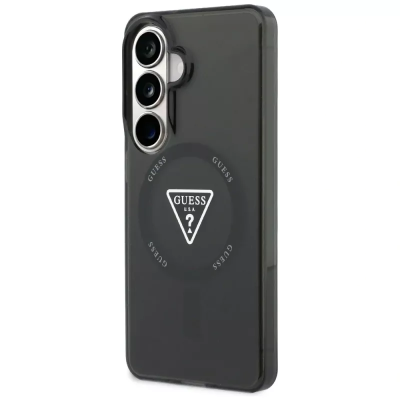 Guess IML Gradient Triangle MagSafe -suojakotelo Samsung Galaxy S26 - musta
