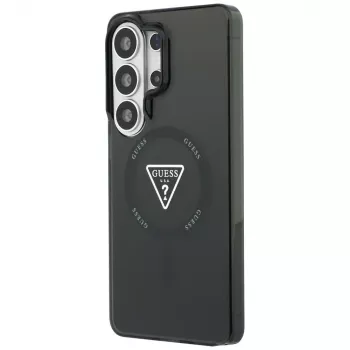 Guess IML Gradient Triangle MagSafe -suojakotelo Samsung Galaxy S26 Ultra (musta)