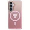 Guess IML Gradient Triangle MagSafe -suojakotelo Samsung Galaxy S26 (vaaleanpunainen)