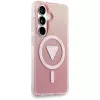 Guess IML Gradient Triangle MagSafe -suojakotelo Samsung Galaxy S26 (vaaleanpunainen)
