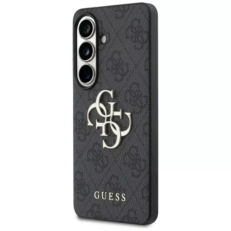 Guess 4G Big Metal Logo -suojakotelo Samsung Galaxy S26 - musta