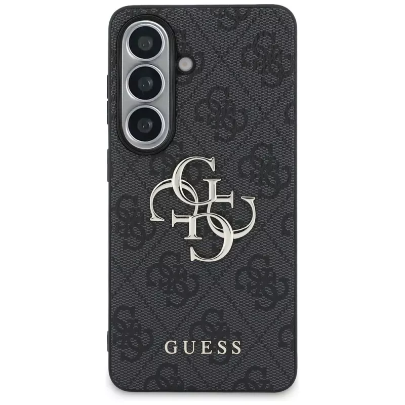 Guess 4G Big Metal Logo -suojakotelo Samsung Galaxy S26 - musta