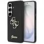Guess Fixed Glitter Big 4G Metal Logo -suojakotelo Samsung Galaxy S26 (musta)