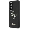Guess Fixed Glitter Big 4G Metal Logo -suojakotelo Samsung Galaxy S26 (musta)