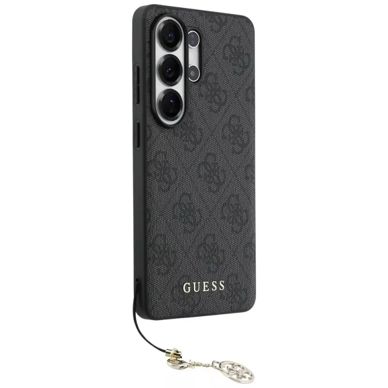 Guess 4G Classic Logo Charm MagSafe -suojakotelo Samsung Galaxy S26 Ultra (musta)