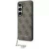 Guess 4G Classic Logo Charm MagSafe -suojakotelo Samsung Galaxy S26 (ruskea)