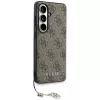 Guess 4G Classic Logo Charm MagSafe -suojakotelo Samsung Galaxy S26 (ruskea)
