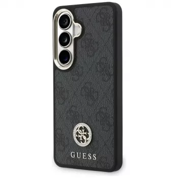 Guess 4G Big Rhinestone Triangle Strap MagSafe -puhelinkotelosetti Samsung Galaxy S26 - musta