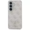 Guess 4G Big Rhinestone Triangle Strap MagSafe -puhelinkotelo ja -hihnasetti Samsung Galaxy S26, vaaleanpunainen