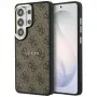 Guess 4G Embossed Ring MagSafe -suojakotelo Samsung Galaxy S26 Ultra (ruskea)