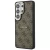 Guess 4G Embossed Ring MagSafe -suojakotelo Samsung Galaxy S26 Ultra (ruskea)