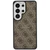 Guess 4G Embossed Ring MagSafe -suojakotelo Samsung Galaxy S26 Ultra (ruskea)