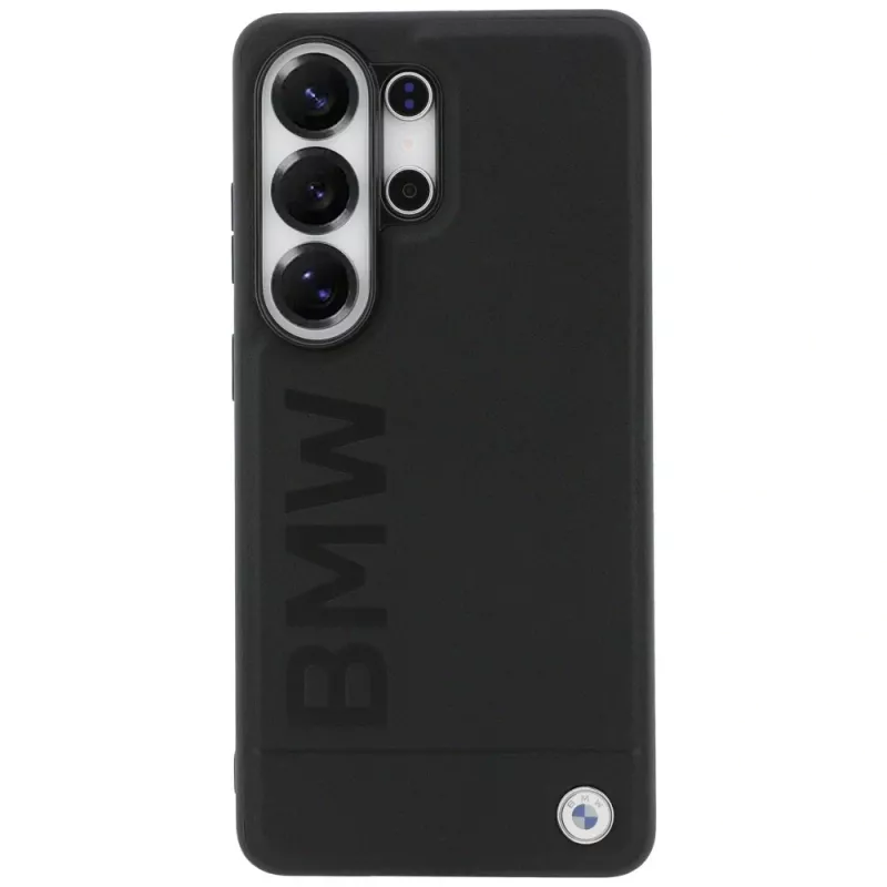 BMW Leather Hot Stamp MagSafe -suojakotelo Samsung Galaxy S26 Ultra musta