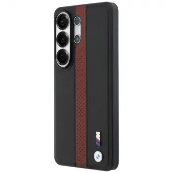 BMW Perforated Stripe Logo MagSafe -kotelo Samsung Galaxy S26 Ultralle, punainen