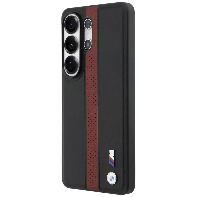 BMW Perforated Stripe Logo MagSafe -kotelo Samsung Galaxy S26 Ultralle, punainen