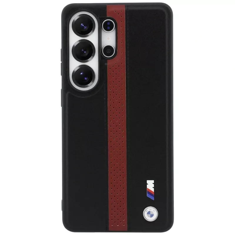 BMW Perforated Stripe Logo MagSafe -kotelo Samsung Galaxy S26 Ultralle, punainen
