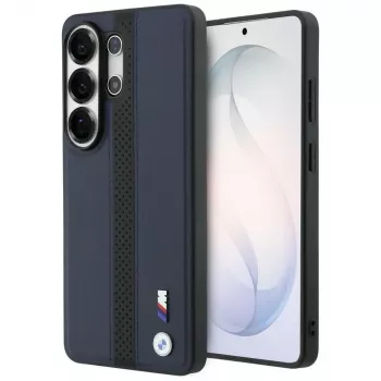 BMW Perforated Stripe Logo MagSafe -kotelo Samsung Galaxy S26 Ultralle - Navy Blue