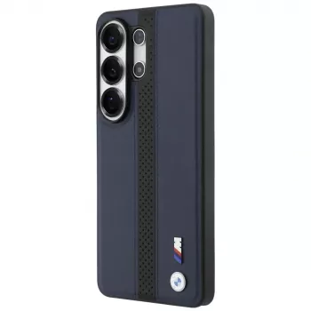 BMW Perforated Stripe Logo MagSafe -kotelo Samsung Galaxy S26 Ultralle - Navy Blue