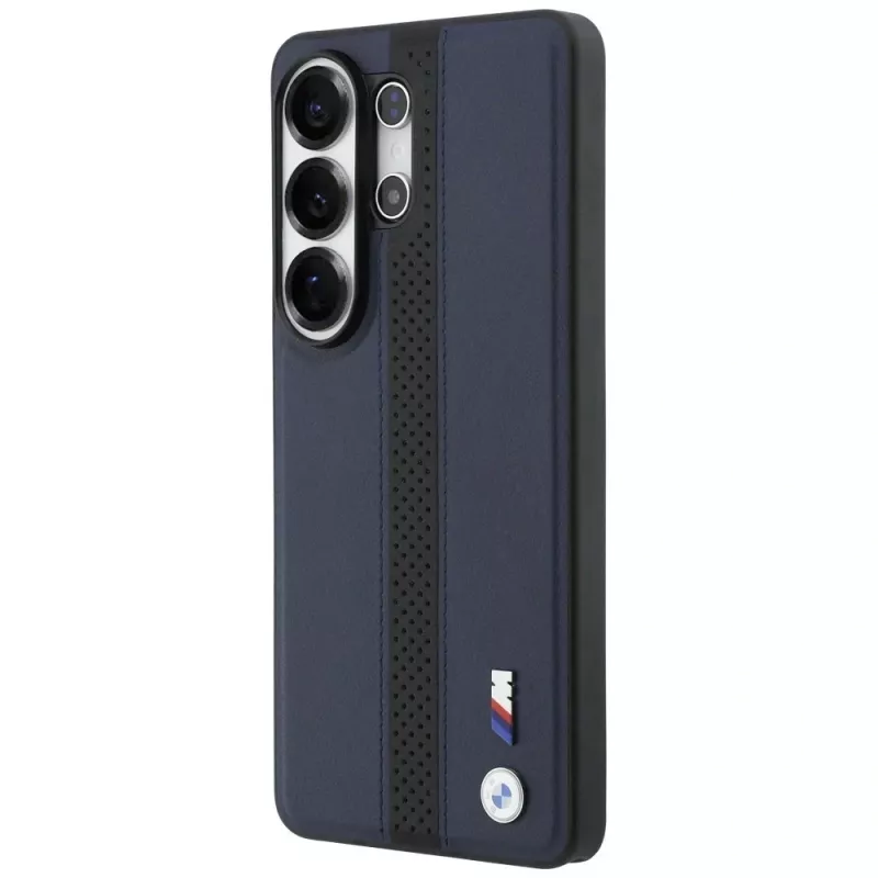 BMW Perforated Stripe Logo MagSafe -kotelo Samsung Galaxy S26 Ultralle - Navy Blue