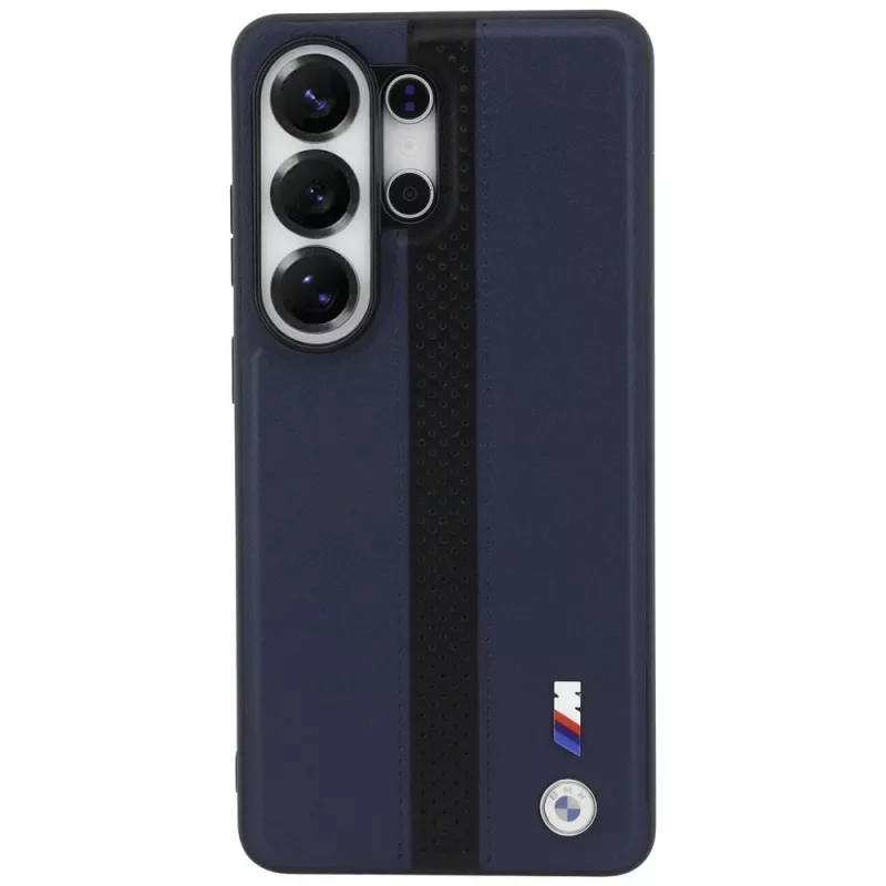 BMW Perforated Stripe Logo MagSafe -kotelo Samsung Galaxy S26 Ultralle - Navy Blue