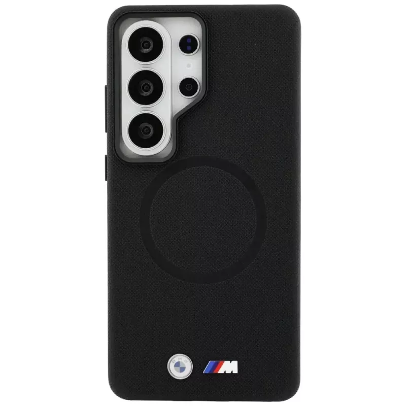 BMW M Metal Logo MagSafe -kotelo Samsung Galaxy S26 Ultralle, musta