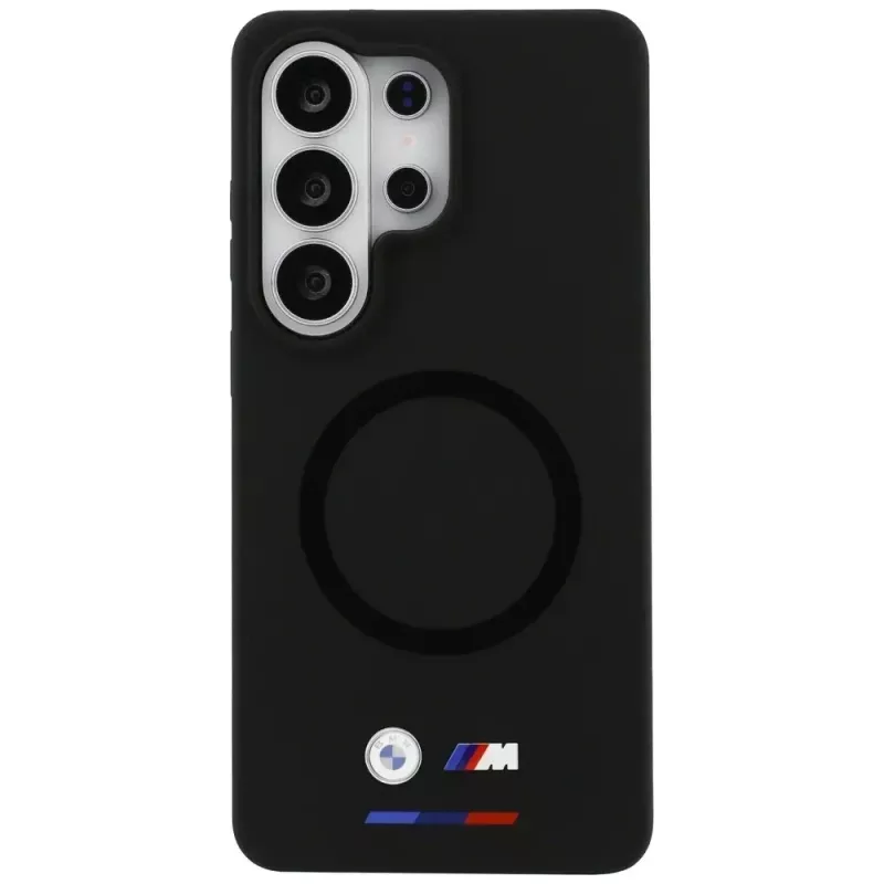 BMW M Silicone MagSafe -kotelo Samsung Galaxy S26 Ultralle, musta