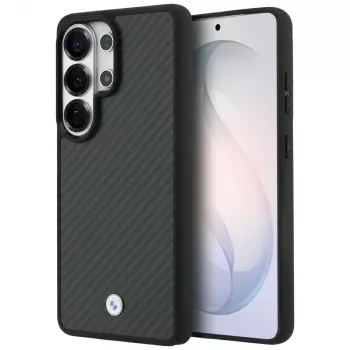BMW Sign Magnetic Carbon Fiber MagSafe -kotelo Samsung Galaxy S26 Ultralle, musta