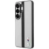BMW Perforated Stripe Logo MagSafe -kotelo Samsung Galaxy S26 Ultralle, harmaa