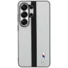 BMW Perforated Stripe Logo MagSafe -kotelo Samsung Galaxy S26 Ultralle, harmaa
