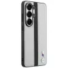 BMW Perforated Stripe Logo MagSafe -kotelo Samsung Galaxy S26 Ultralle, harmaa