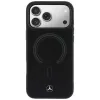 Mercedes Leather 3D MagSafe -kotelo iPhone 17 Pro Maxille, musta