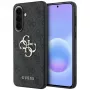 Guess Leather 4G Metal Logo Case Samsung Galaxy A57 5G, musta
