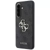 Guess Leather 4G Metal Logo Case Samsung Galaxy A57 5G, musta