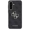 Guess Leather 4G Metal Logo Case Samsung Galaxy A57 5G, musta