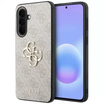 Guess Leather 4G Metal Logo Case Samsung Galaxy A57 5G, pinkki